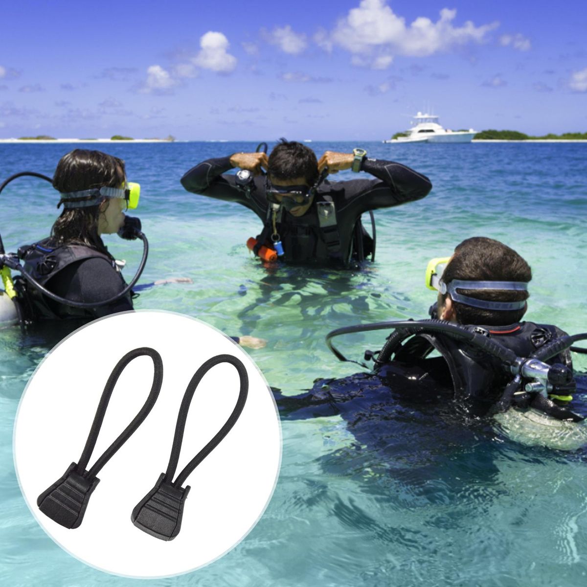 2Pcs Rope Clip Holder Single Head Hook Rope