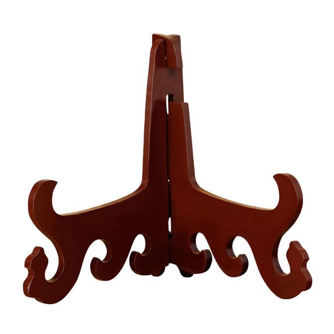 Wooden Plate Stand Picture Display Photo Easel Stand