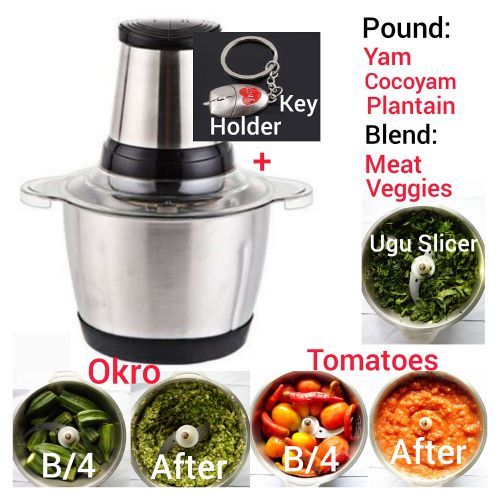 Food Court-Yam Pounder/ Blender/Grinder+Key Holder
