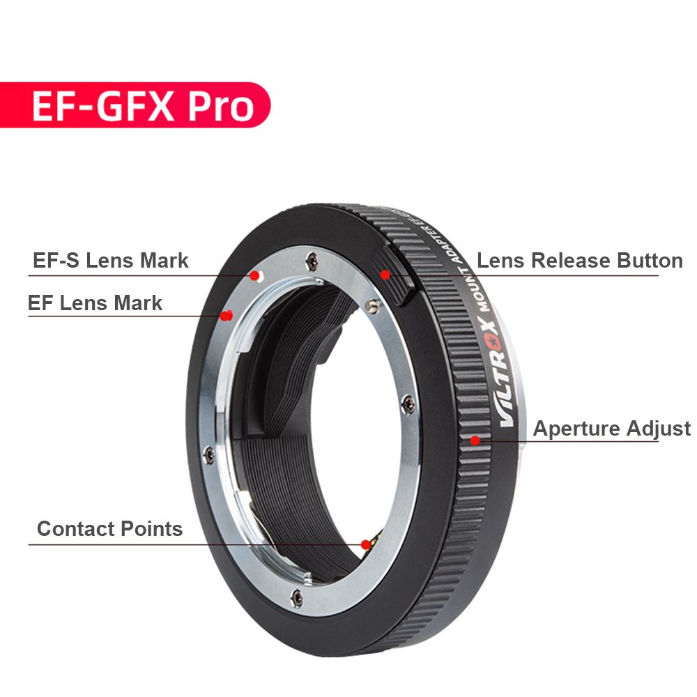 Ef-Gfx Pro Auto Focus Lens Mount Adapter Ring