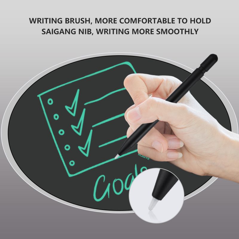 15 Inch Colorful Doodle Board Electronic LCD Writing Tool Clean Portable Tablet For Kids&Adult Learning Toys Gifts School&Office(#15 Colors Black)