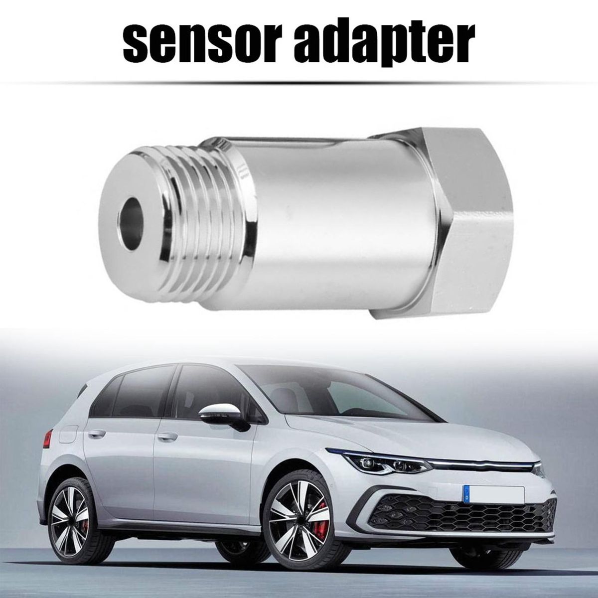 M18X1.5 Oxygen O2 Sensor Adapter Converter Car CEL SES DTC Fix Check Engine Light Eliminator O2 Extender Spacer