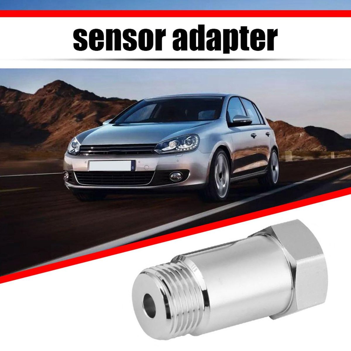 M18X1.5 Oxygen O2 Sensor Adapter Converter Car CEL SES DTC Fix Check Engine Light Eliminator O2 Extender Spacer