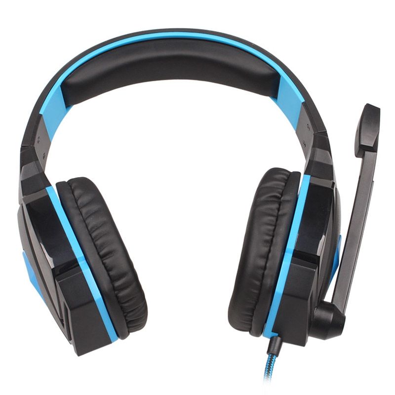 EACH G4000 Stereo Gaming Headset With Mic Volume Control & LED Light For Computer, Cable Length: 2.2m
