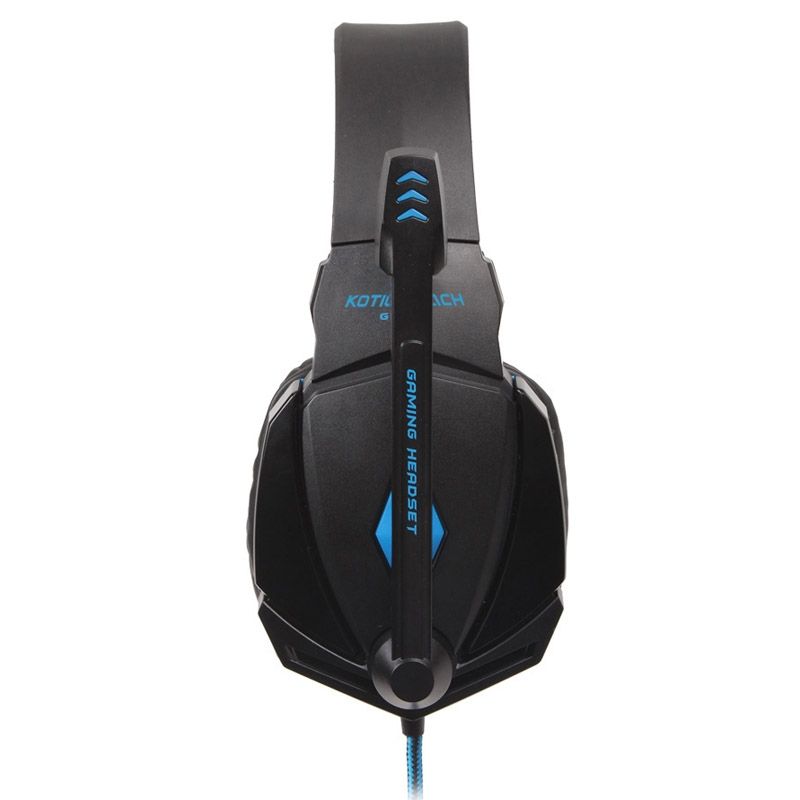 EACH G4000 Stereo Gaming Headset With Mic Volume Control & LED Light For Computer, Cable Length: 2.2m