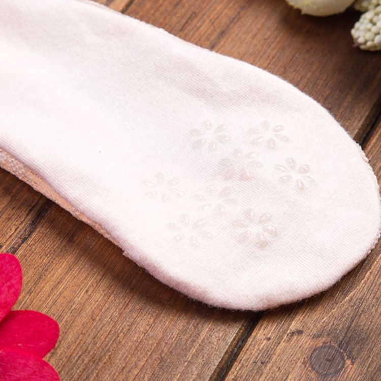 5 Pairs Summer Women Silicon Lace Boat Socks Invisible Cotton Sole Non- Sock