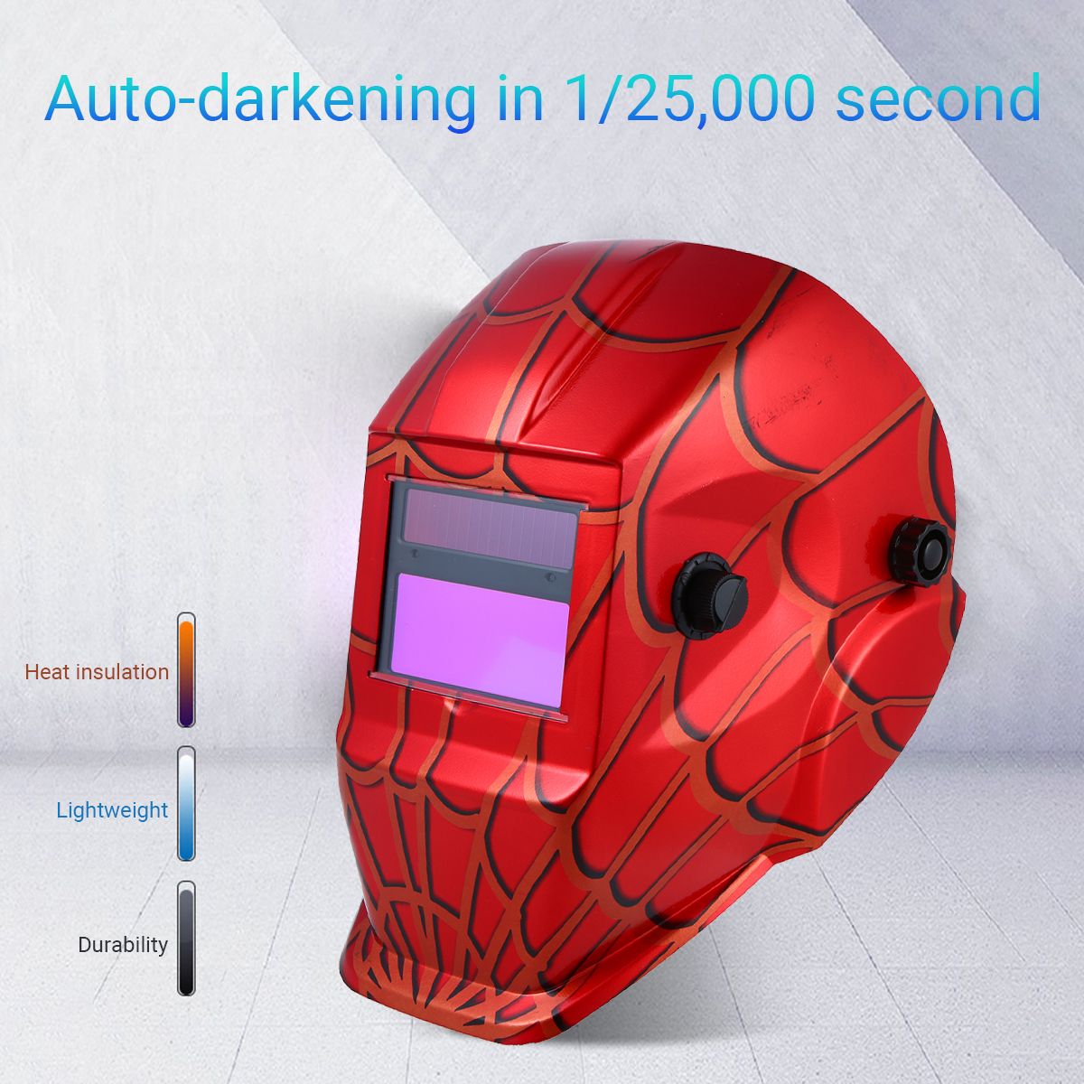 Welding Helmet Solar Powered Auto-Darkening Protective