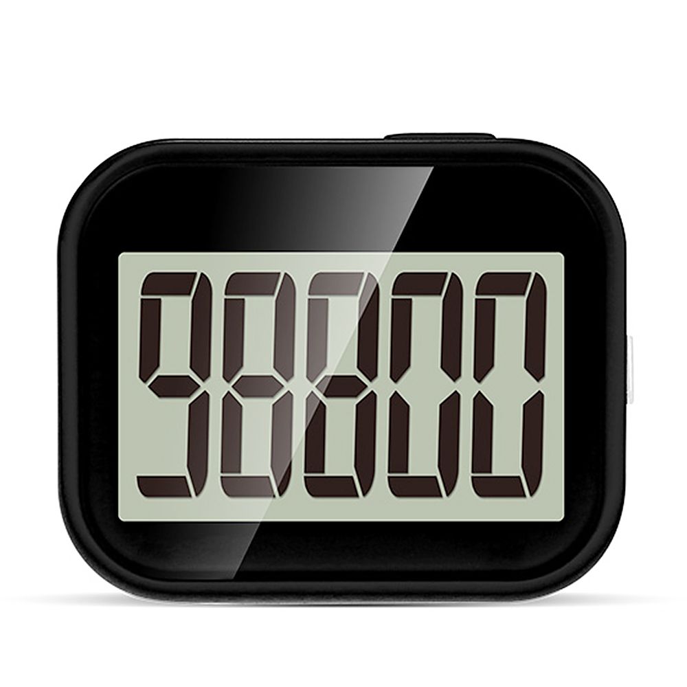 3D Walking Pedometer Step Counter With Removable Clip And