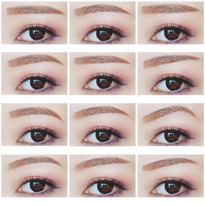 12pcs Microblading Training Eyebrow Line Shaper Stencils Card Permanent Makeup
