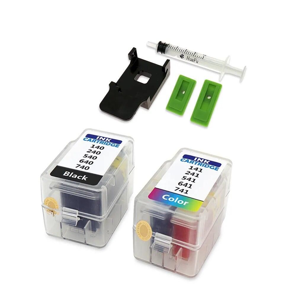 For Canon Smart Cartridge Refill Kit PG 740 CLI 741 140 141 240 241 540 541 640 641 Ink Cartridges with syringe with clip tool