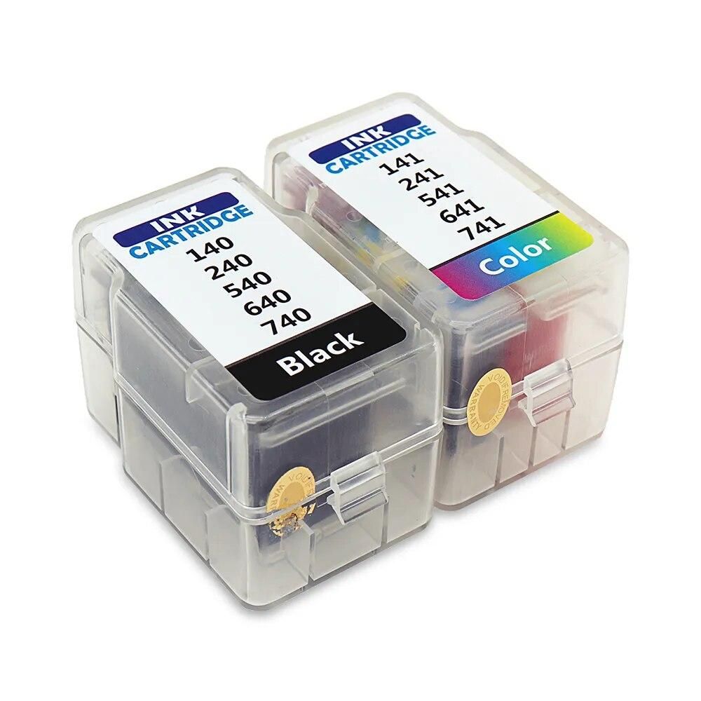 For Canon Smart Cartridge Refill Kit PG 740 CLI 741 140 141 240 241 540 541 640 641 Ink Cartridges with syringe with clip tool