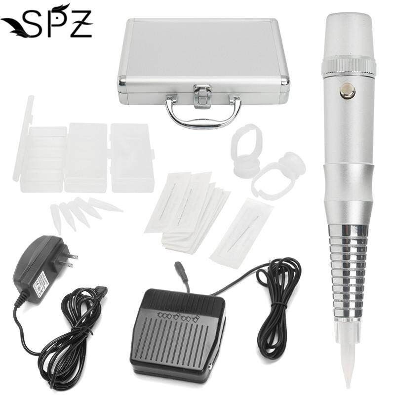 Pro Semi-Permanent Makeup Tattoo Machine Kit Eyebrow Pen Tool Kit Set With Case