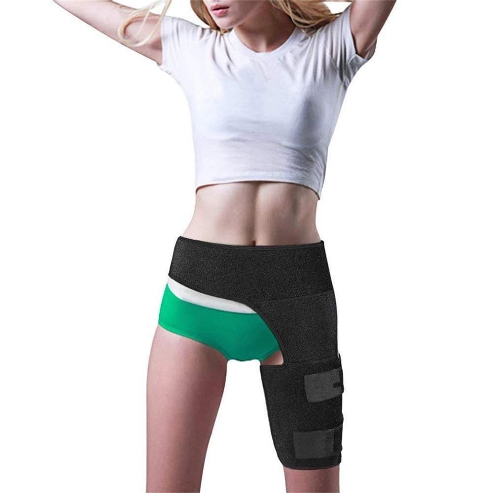 Thigh Compression Brace Sciatica Pain Relief Joints Groin Hip Protective Belt
