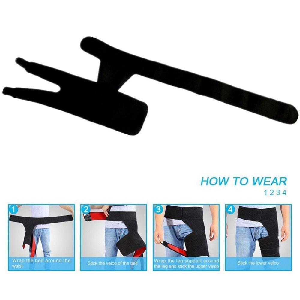 Thigh Compression Brace Sciatica Pain Relief Joints Groin Hip Protective Belt
