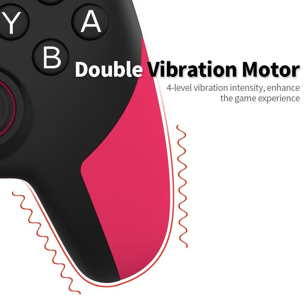 Wireless BT Gamepad With Double Motor Vibration Function