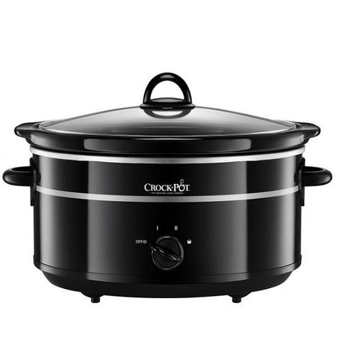 6.5L Slow Cooker - Black