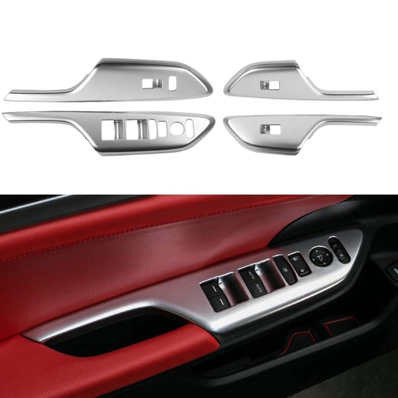 Car ABS Armrest Inner Door Window Glass Switch Panel Cover