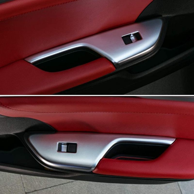 Car ABS Armrest Inner Door Window Glass Switch Panel Cover