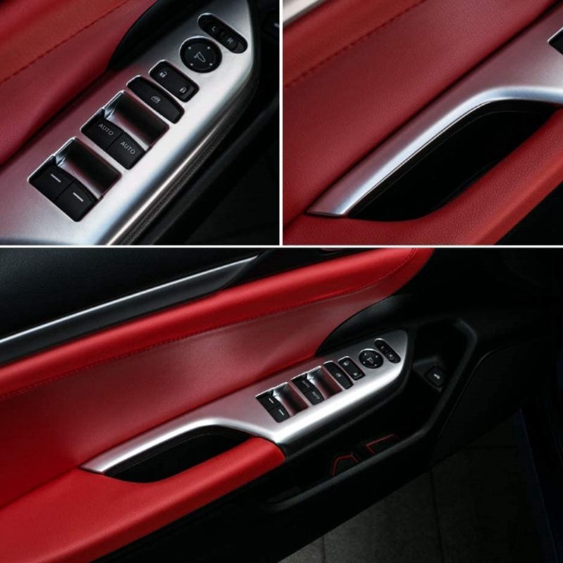 Car ABS Armrest Inner Door Window Glass Switch Panel Cover