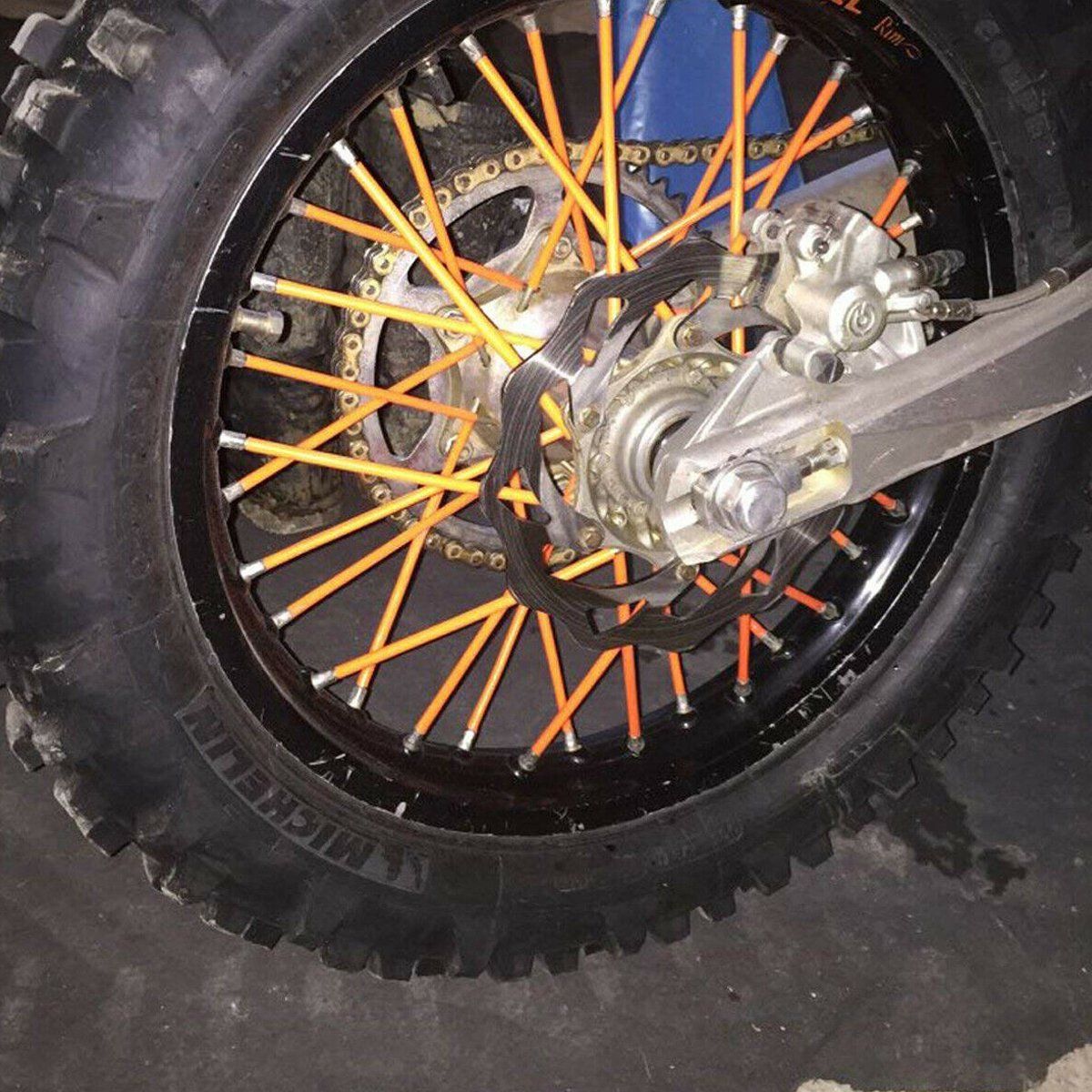 72Pcs Universal Motorcycle Wheel Hub Spoke Cover Wheel