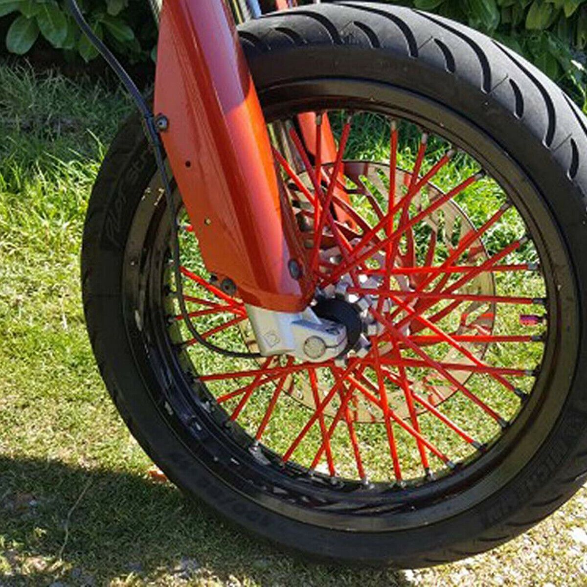 72Pcs Universal Motorcycle Wheel Hub Spoke Cover Wheel