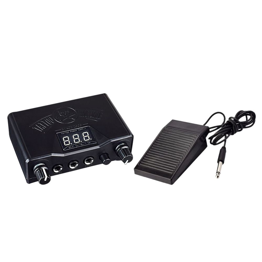 Tattoo Supplies Digital Tattoo Machine  Cords &Foot Pedal US Plug