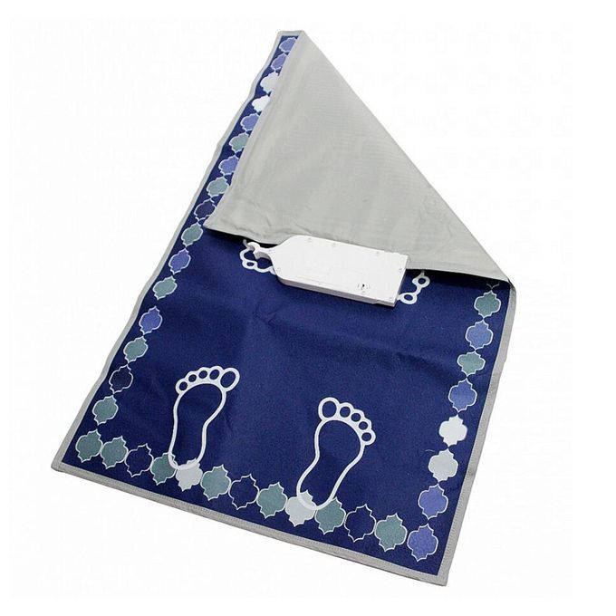 Speaker Talking Prayer Mat Blanket Mohammed Dark Blue C