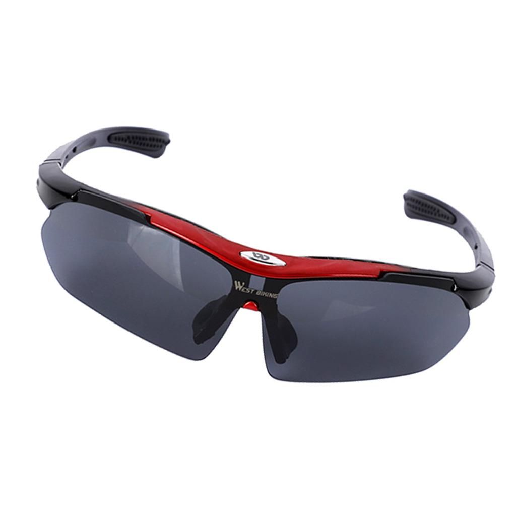 Polarized Sport Sunglasses UV 400 Lens For Men Women Cycling Red