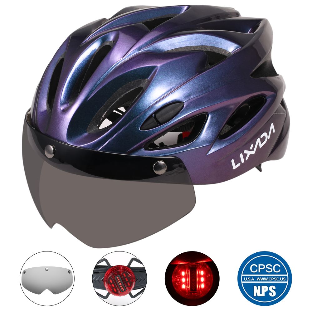 Lixada Lightweight Bike Cycling Helmet With Detachable