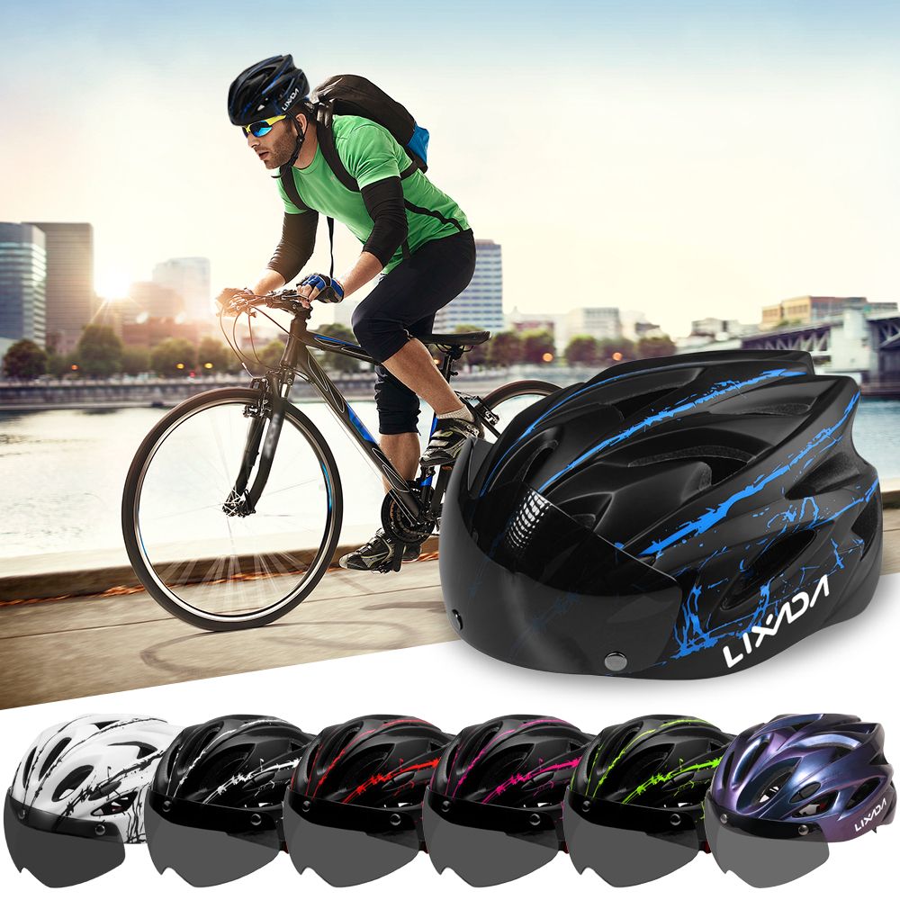 Lixada Lightweight Bike Cycling Helmet With Detachable
