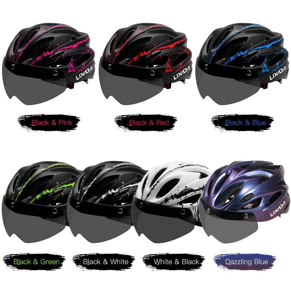Lixada Lightweight Bike Cycling Helmet With Detachable