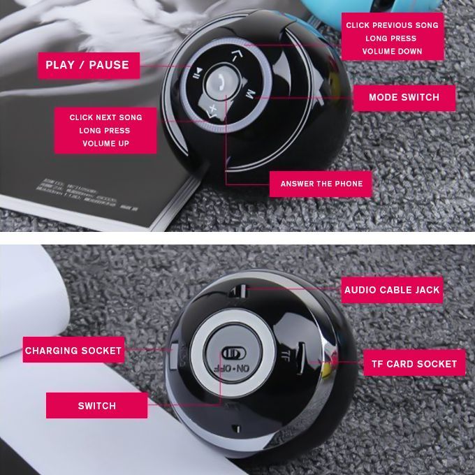 Portable Bluetooth Speaker Mini Wireless Speaker Radio FM
