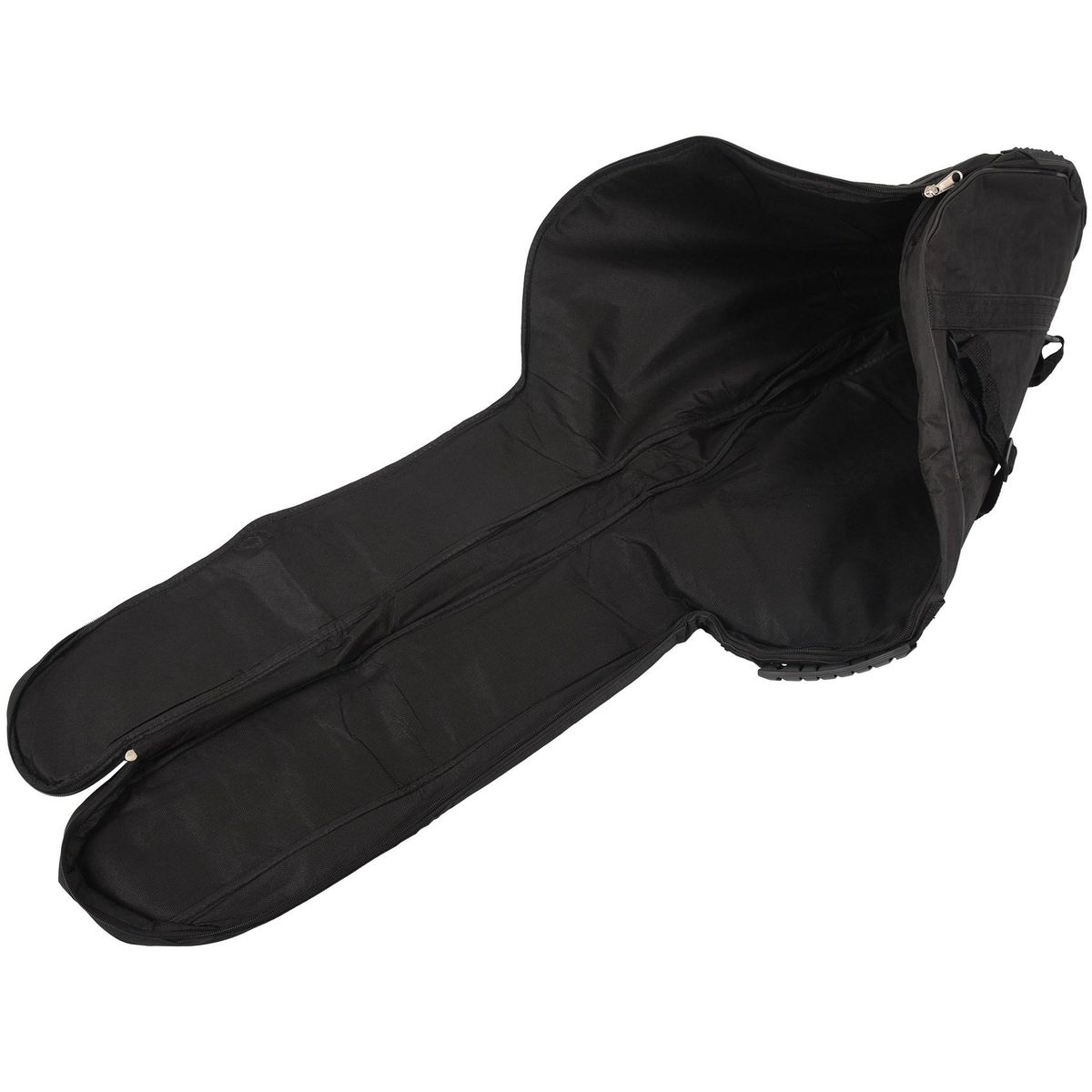 Black Waterproof Double Straps Bass Backpack Gig Bag Case for Electric Bass Guitar 5mm Thickness Sponge Padded