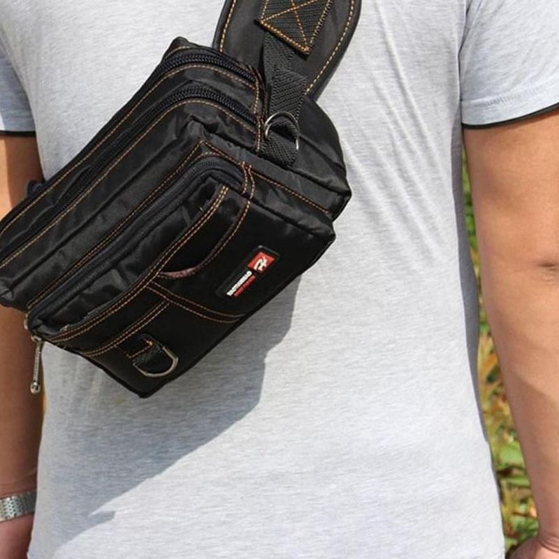 Men Waist Pack Water-resistant Hiking Cycling Bag