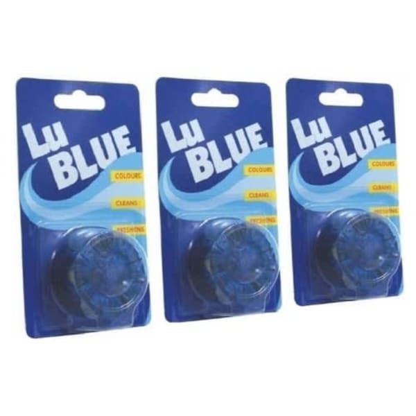 Toilet Cistern Blocks - Lu Blue - 50g X 12