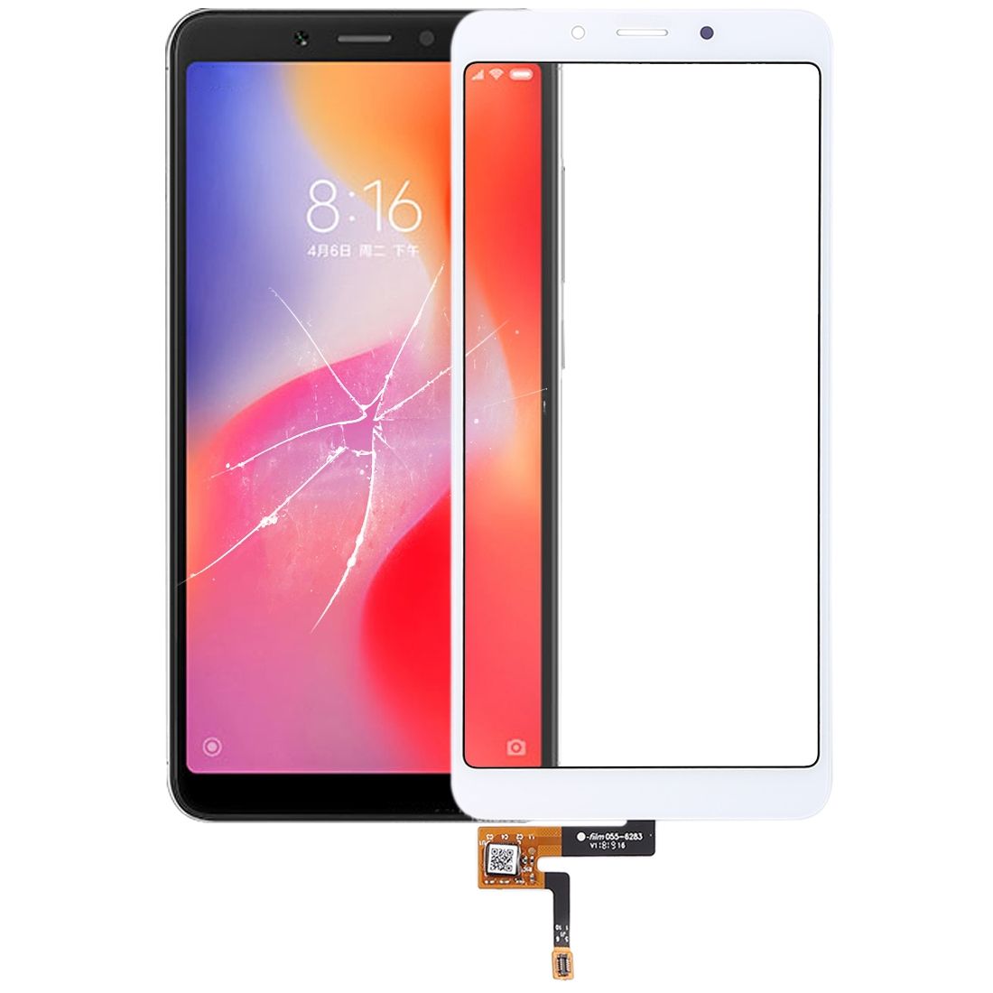 Touch Panel For Xiaomi Redmi 6 / 6A(White)