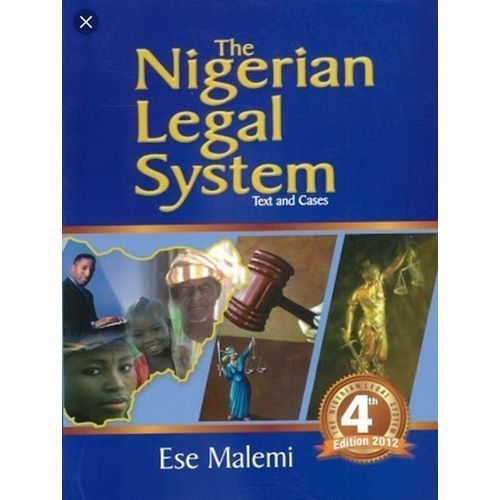 The Nigerian Legal System Fourth Edition By Ese Malemi