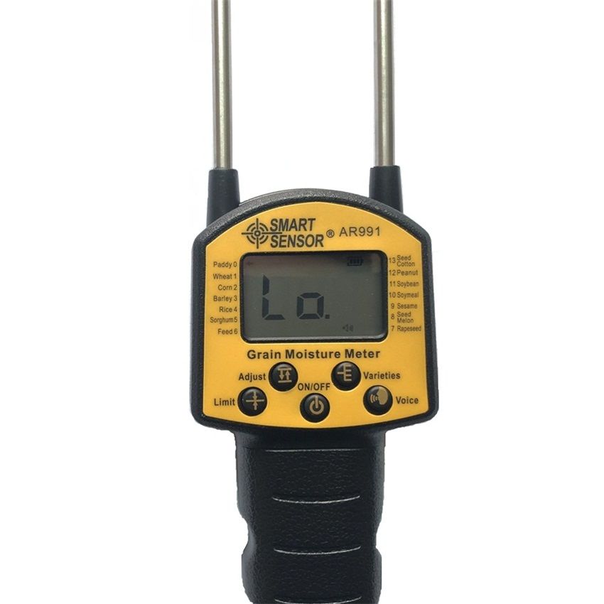 Smart Sensor AR991 Digital Moisture Meter Grain Moisture Meter Use For Corn,Wheat,Rice,Bean,Wheat Flour Fodder Rapeseed Seed