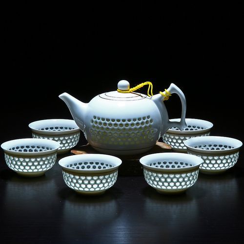 Hollow Kung Fu Tea Teapot Gaiwan Strainer Fair Cup
