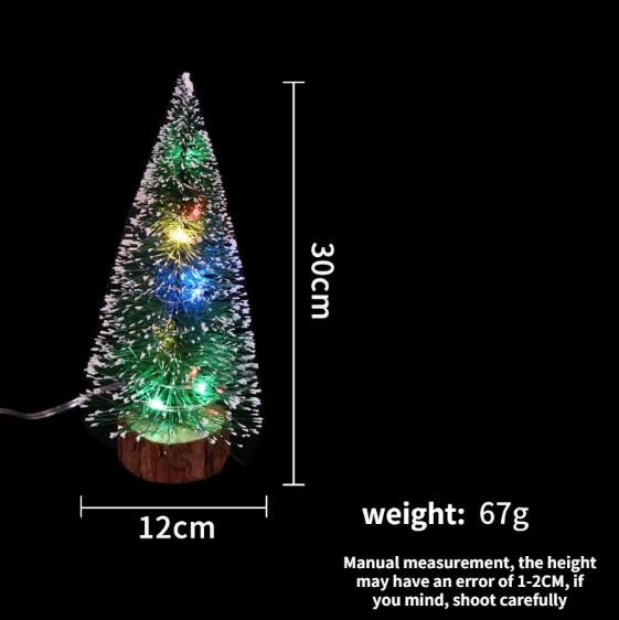 LED Light Pine Needle Desktop Decorative Christmas Tree
