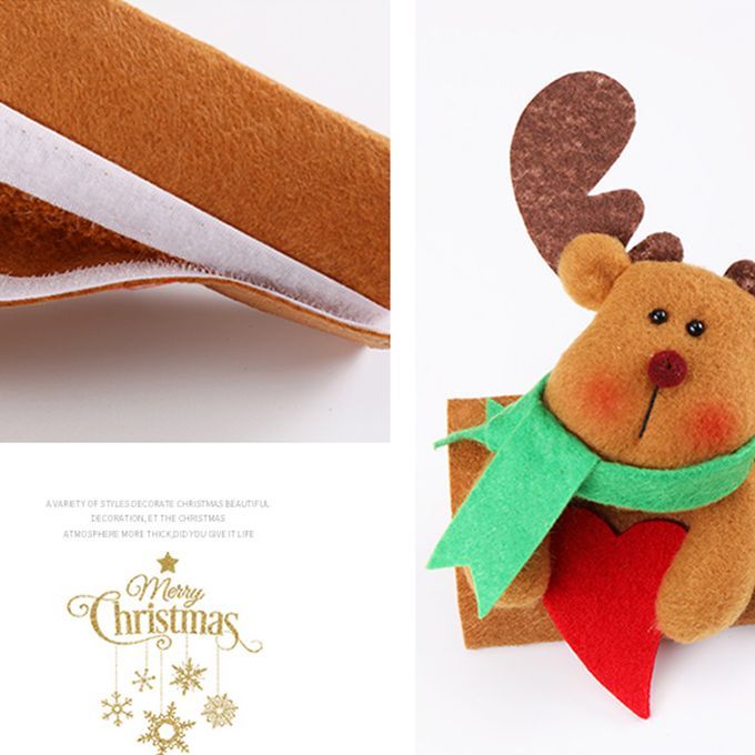 Christmas Refrigerator Door Handle Covers Kitchen Appliance