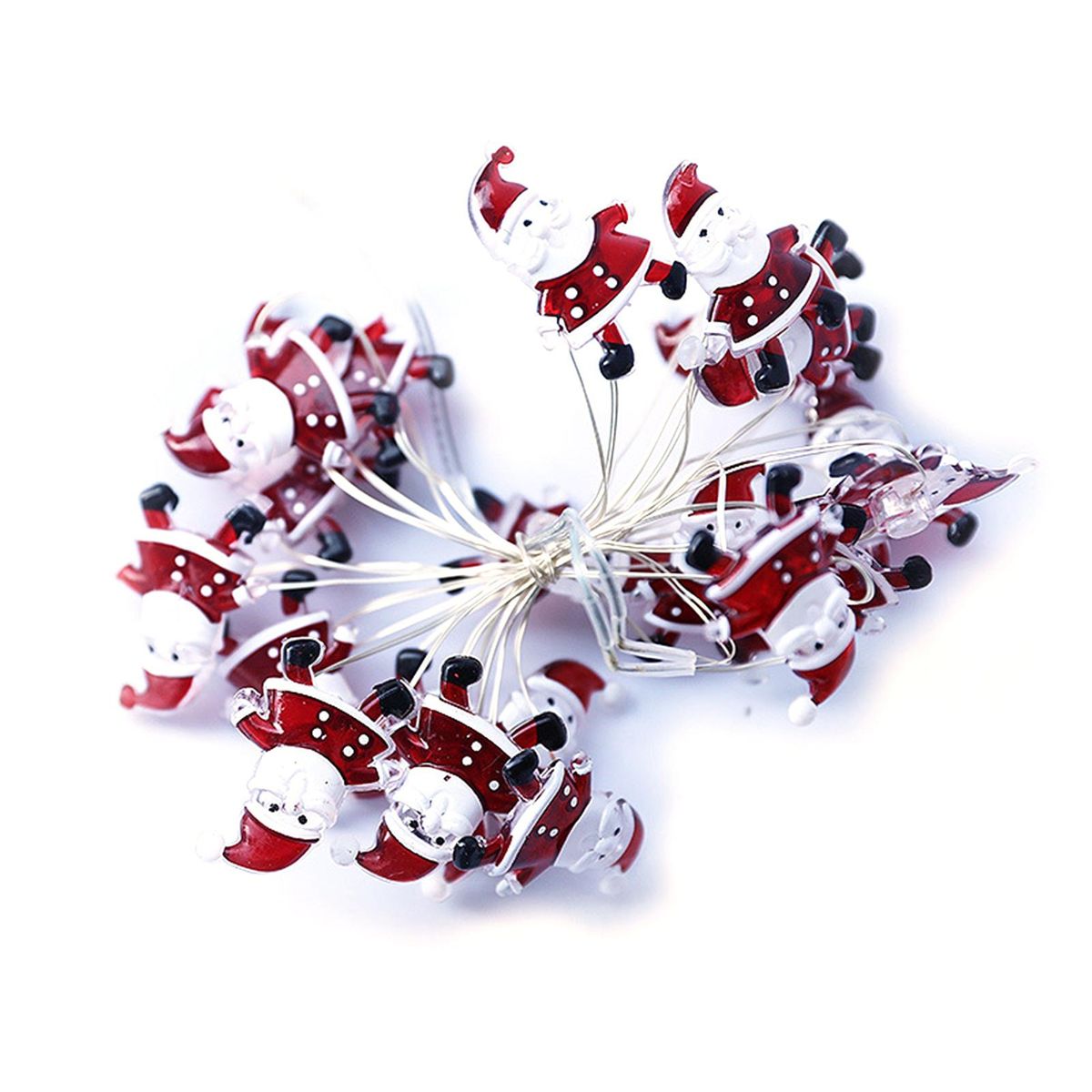 2 Meters/6.6Ft 20LEDs Elk Design String Light Constant Bright& Flash Lighting Mode IP42 Water Resistance 3 * AA Cell Operated for Christmas Xmas Party Home Decoration Present Gift