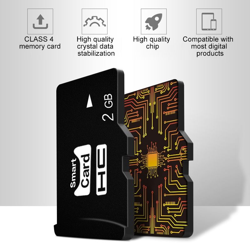 Eekoo 2GB CLASS 4 TF(Micro SD) Memory Card