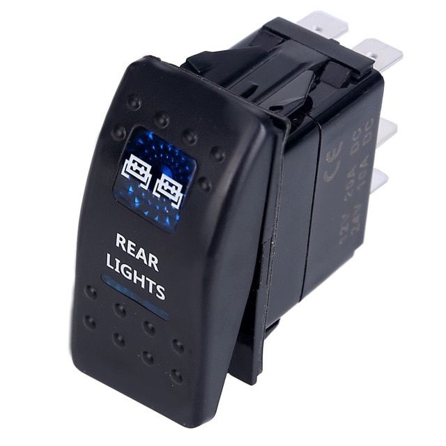 Adpow 5pin Car Switch Boat Truck Light Toggle Cruise Control