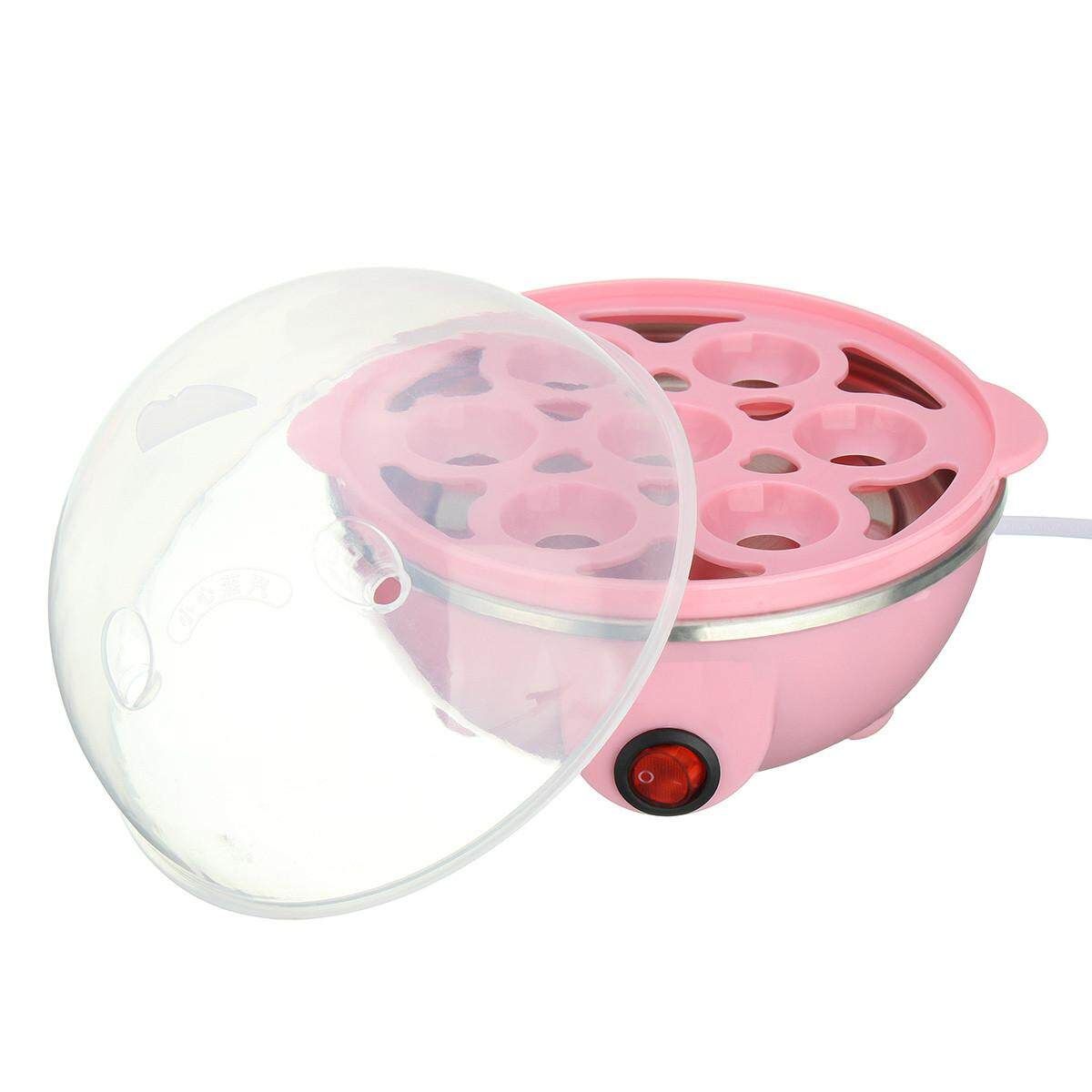 Multi-function Electric Two Layers 14 Eggs Boiler Cooker Steamer Kitchen Tools Pink Pink (pink)