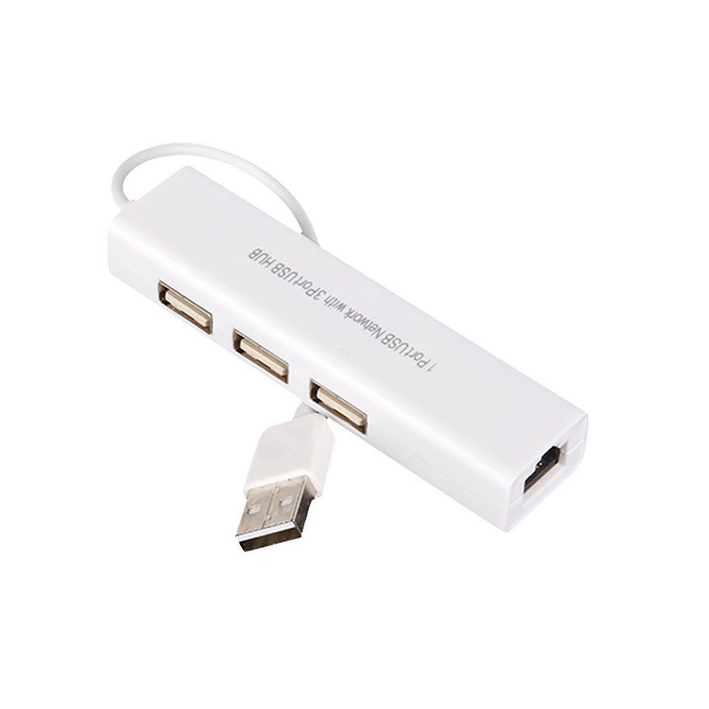 Professional USB To RJ45 3 Ports USB 2.0 Ethernet RJ45