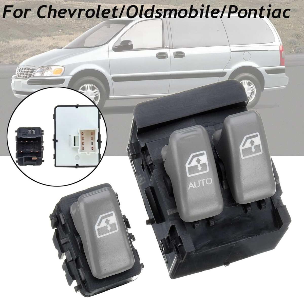 10409721 & 10387304 Gray 2PCS Suit GL8 Front Right Glass Lift Switch