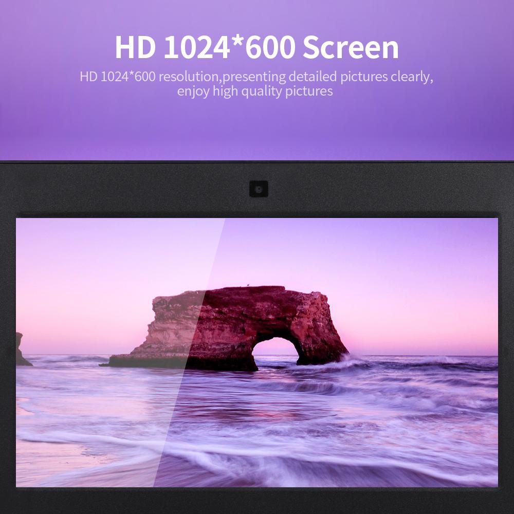 10.1inch Portable Netbook ACTIONS S500 1.5GHz ARM Cortex-A9/Android 5.1/1G+8G/1024*600 Pink EU Plug