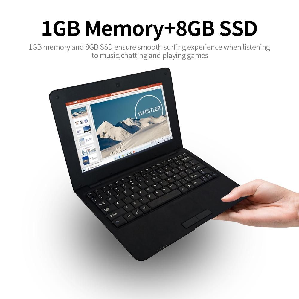 10.1inch Portable Netbook ACTIONS S500 1.5GHz ARM Cortex-A9/Android 5.1/1G+8G/1024*600 Pink EU Plug