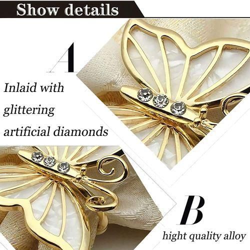 Butterfly Napkin Rings Set Of 4 For Family